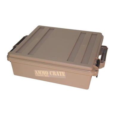 Shop MTM Dark Earth Ammo Crate Uility Box (ACR5-72). Buy best Ammo Boxes from gritrsports.com | Reviews and Shipping options available