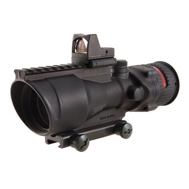 Shop TRIJICON ACOG 6x48 .308 BDC Red Chevron Reticle BAC Riflescope with Mount and 6.5 MOA RMR Type 2 (TA648-D-100560). Buy best Riflescopes from gritrsports.com | Reviews and Shipping options available