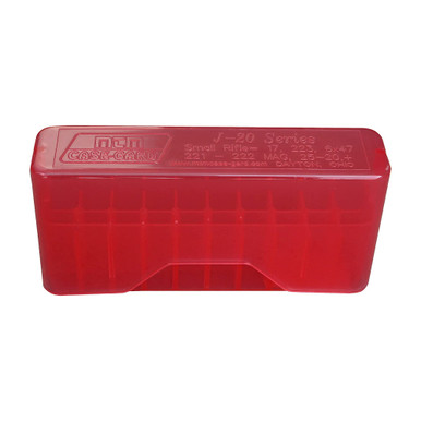 Shop MTM 20 Round 223 Rem 204 Ruger 222 Rem Mag Clear Red Slip-Top Ammo Box (J-20-XS-29). Buy best Ammo Boxes from gritrsports.com | Reviews and Shipping options available