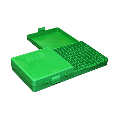 Shop MTM 200 Round Flip-Top 9mm 380 ACP Green Ammo Box (P200-9-10). Buy best Ammo Boxes from gritrsports.com | Reviews and Shipping options available