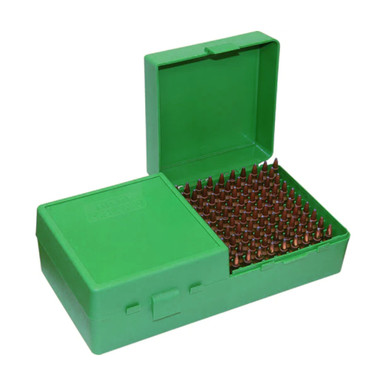 Shop MTM 200 Round 223 204 Ruger 6x47 Green Flip-Top Ammo Box (RS200-10). Buy best Ammo Boxes from gritrsports.com | Reviews and Shipping options available