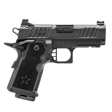 Shop STACCATO 2011 Staccato CS 9mm 3.5in DLC Bull Barrel 2x 16rds Mags Flat Trigger Full Size Tactical Sights Optic Ready Pistol (13-1501-000112). Buy best Pistols from gritrsports.com | Reviews and Shipping options available