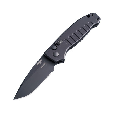 Shop HOGUE Ballista-I 3.5in Drop Point Cerakote Matte Black Auto Folding Knife (64130). Buy best Folding Knives from gritrsports.com | Reviews and Shipping options available