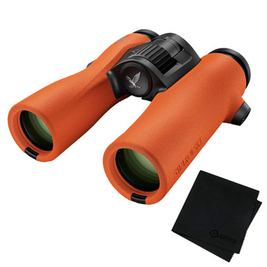 Shop SWAROVSKI NL Pure 8x32 Burnt Orange Binoculars with GRITR Microfiber Cleaning Cloth. Buy best Binoculars from gritrsports.com | Reviews and Shipping options available