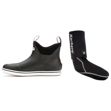 Shop XTRATUF Womens Ankle Deck Black Size 11 Boot With KORKERS I-Drain Neoprene 3.5mm Black Size L Guard Sock. Buy best Boots from gritrsports.com | Reviews and Shipping options available