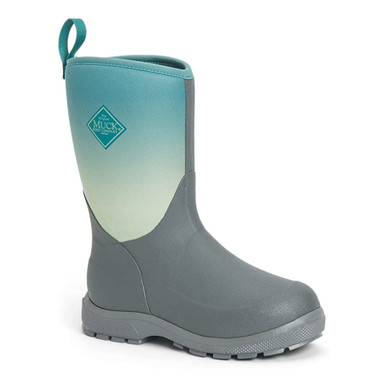 Shop MUCK BOOT COMPANY Kids' Element Gray and Teal Fade Boots (KEL-102-GRY). Buy best Boots from gritrsports.com | Reviews and Shipping options available