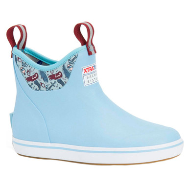 Shop XTRATUF Women's Salmon Sisters 6in Ankle Light Blue/Blue Mermaid Deck Boot (XWAB-2BM-BLU). Buy best Boots from gritrsports.com | Reviews and Shipping options available
