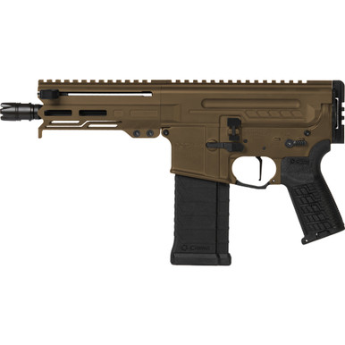 Shop CMMG DISSENT Mk4 5.7x28mm 6.5in 32rd Midnight Bronze Semi-Automatic Pistol (54AA847-MB). Buy best Pistols from gritrsports.com | Reviews and Shipping options available