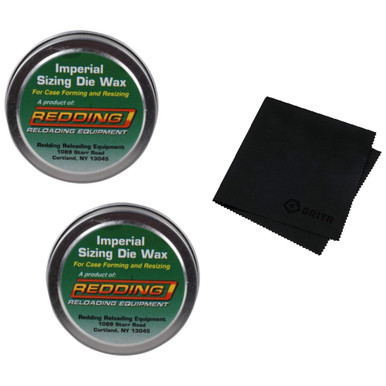 Shop REDDING Imperial 2-Pack Sizing Die Wax With Gritr Microfibre (21022-x2-BUNDLE). Buy best Lubricants from gritrsports.com | Reviews and Shipping options available