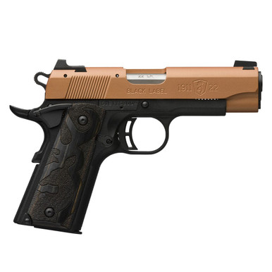 Shop BROWNING 1911 Black Label Copper Compact .22LR 3.625in 10rd Semi-Automatic Pistol (51896490). Buy best Pistols from gritrsports.com | Reviews and Shipping options available