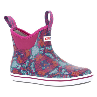 Shop XTRATUF Women's 6in Ankle Deck Kaleidoscope Scales Purple Boots (XWAB5KS). Buy best Boots from gritrsports.com | Reviews and Shipping options available