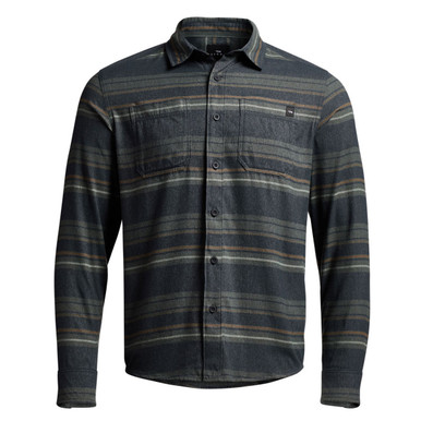 Shop SITKA Grange Flannel Shale Gray Stripe Long Sleeve Shirt (600071-SHS). Buy best LS Shirts from gritrsports.com | Reviews and Shipping options available