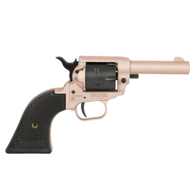 Shop HERITAGE MANUFACTURING Barkeep .22LR 3.6in 6rd Rose Gold Cerakote Revolver (BK22Q3). Buy best Revolvers from gritrsports.com | Reviews and Shipping options available