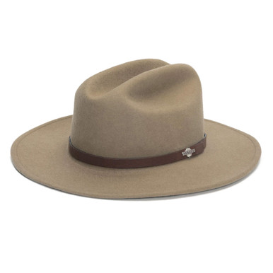 Shop STETSON Route 66 Crushable Wool Felt Mushroom Western Hat (TWRT66-0630MU). Buy best Hats from gritrsports.com | Reviews and Shipping options available