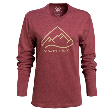 Shop VORTEX Women's Alpine Line Burgundy Heather LS T-Shirt (221-24-BHE). Buy best LS Shirts from gritrsports.com | Reviews and Shipping options available