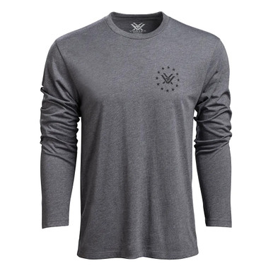 Shop VORTEX Mens Salute Titanium Heather T-Shirt (222-02-THE). Buy best LS Shirts from gritrsports.com | Reviews and Shipping options available
