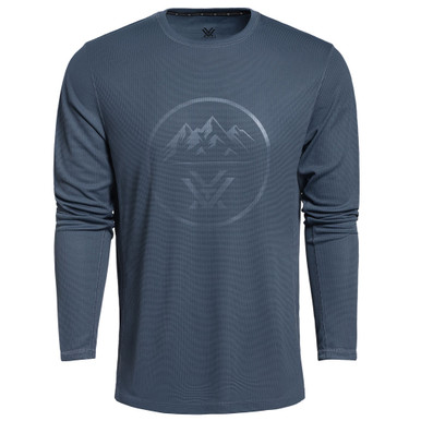 Shop VORTEX Men's Three Peaks Performance Grid Bering Sea Long Sleeve T-Shirt (222-60-BES). Buy best LS Shirts from gritrsports.com | Reviews and Shipping options available