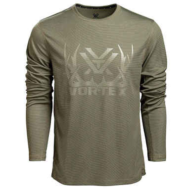 Shop VORTEX Men's Full-Tine Performance Grid Deep Lichen T-Shirt (VOR-222-61-DBA). Buy best LS Shirts from gritrsports.com | Reviews and Shipping options available