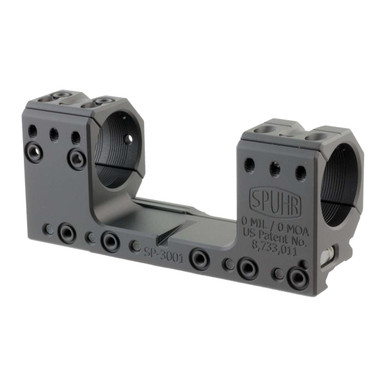 Shop SPUHR SP 0 MIL/ 0 MOA Black Hardcoat Anodized Rifle Scope Mount (SP-3001). Buy best Scope Mounts from gritrsports.com | Reviews and Shipping options available