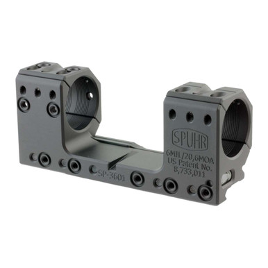 Shop SPUHR SP 6 MIL/20.6 MOA Black Hardcoat Anodized Rifle Scope Mount (SP-3601). Buy best Scope Mounts from gritrsports.com | Reviews and Shipping options available