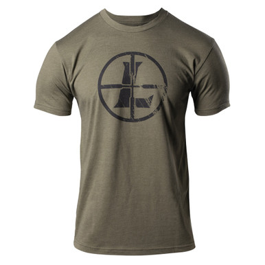 Shop LEUPOLD Men's Distressed Reticle Military Green Tee, XXL (180252). Buy best SS Shirts from gritrsports.com | Reviews and Shipping options available