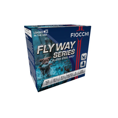 Shop FIOCCHI Flyway 12Ga #1 3.5in Plated Steel 25rd Box Shotshells (1235ST1). Buy best Shotgun Shells from gritrsports.com | Reviews and Shipping options available