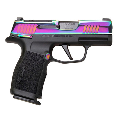 Shop SIG SAUER P365X Rainbow 9mm 3.1in 2x 12rd Mags Semi-Auto Pistol (365X-9-RBT-MS). Buy best Pistols from gritrsports.com | Reviews and Shipping options available