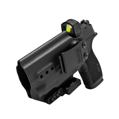 Shop GRITR IWB Kydex Left Hand Holster Fits Sig Sauer P365-XMACRO w/ Streamlight TLR-7 Sub. Buy best Holsters from gritrsports.com | Reviews and Shipping options available