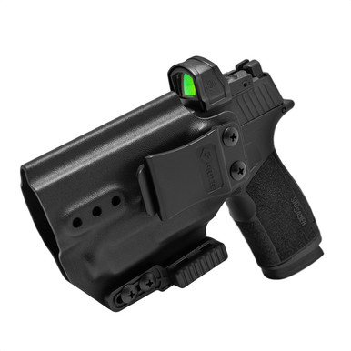 Shop GRITR IWB Kydex Left Hand Holster Fits Sig Sauer P365-XMACRO w/ Surefire XSC-B. Buy best Holsters from gritrsports.com | Reviews and Shipping options available