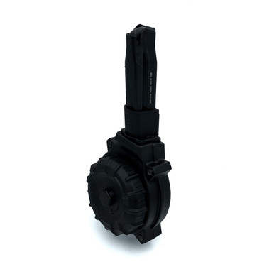 Shop PROMAG Ruger Max-9 9mm 50 Rd Drum Black Polymer Magazine (DRM-A100). Buy best Pistol Magazines from gritrsports.com | Reviews and Shipping options available