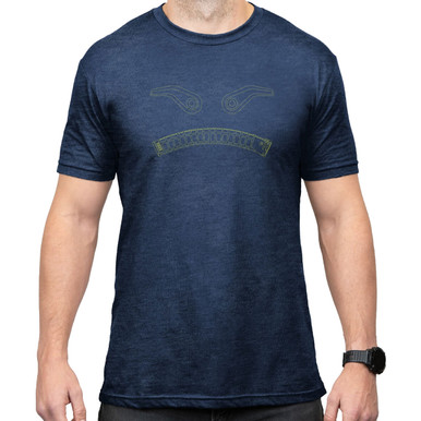 Shop MAGPUL Men's Magmouth Blend Navy Heather T-Shirt (MAG1268-411). Buy best SS Shirts from gritrsports.com | Reviews and Shipping options available