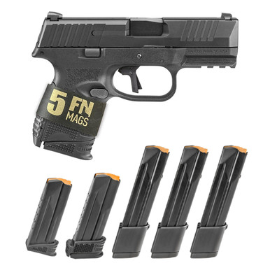Shop FN AMERICA 509 Compact 9mm 3.7in Black 1x 12rd, 1x 15rd + 3x 24rd Free Mags Bundle with Case (66-101641). Buy best Pistols from gritrsports.com | Reviews and Shipping options available