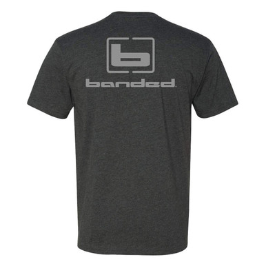 Shop BANDED Signature Logo Charcoal/Gray SS T-Shirt (B07448-PAR). Buy best SS Shirts from gritrsports.com | Reviews and Shipping options available