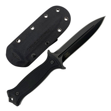 Shop TAKUMITAK Havoc Black D2 Spear Point Blade G10 Handle Fixed Knife with Kydex Sheath (TKF202BK). Buy best Fixed Knives from gritrsports.com | Reviews and Shipping options available