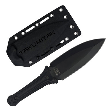 Shop TAKUMITAK Sentinel Black D2 Spear Point Blade G10 Handle Fixed Knife with Kydex Sheath (TKF203BK). Buy best Fixed Knives from gritrsports.com | Reviews and Shipping options available