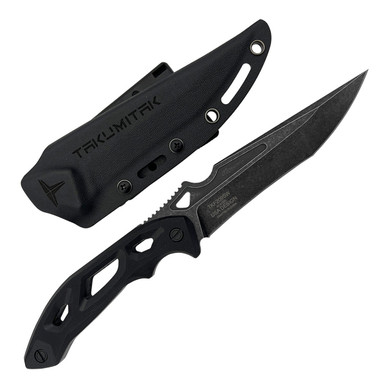 Shop TAKUMITAK Unhinged Stonewash D2 Drop Point Recurve Blade G10 Handle Fixed Knife with Kydex Sheath (TKF209SW). Buy best Fixed Knives from gritrsports.com | Reviews and Shipping options available
