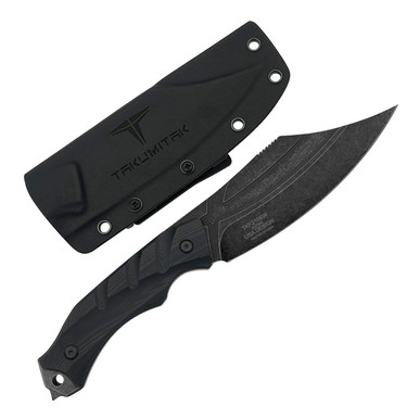 Shop TAKUMITAK Alert Stonewash D2 Clip Point Blade G10 Handle Fixed Knife with Kydex Sheath (TKF210SW). Buy best Fixed Knives from gritrsports.com | Reviews and Shipping options available