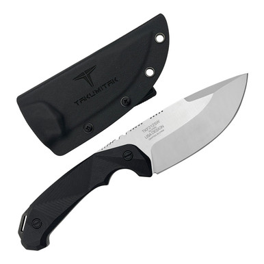 Shop TAKUMITAK Companion Silver D2 Drop Point Blade G10 Handle Fixed Knife with Kydex Sheath (TKF212SL). Buy best Fixed Knives from gritrsports.com | Reviews and Shipping options available