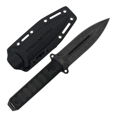 Shop TAKUMITAK Hitter Stonewash D2 Spear Point Blade G10 Handle Fixed Knife with Kydex Sheath (TKF214SW). Buy best Fixed Knives from gritrsports.com | Reviews and Shipping options available