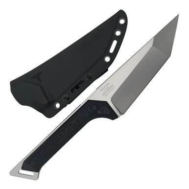 Shop TAKUMITAK Charge Silver D2 Tanto Blade G10 Handle Fixed Knife with Kydex Sheath (TKF215SL). Buy best Fixed Knives from gritrsports.com | Reviews and Shipping options available