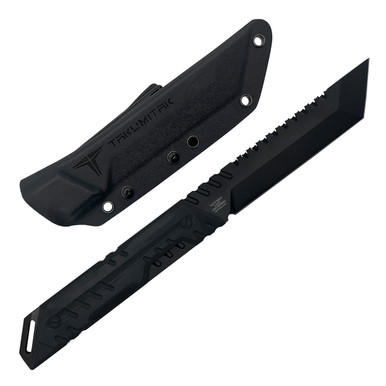 Shop TAKUMITAK Solution Black D2 Tanto Blade G10 Handle Fixed Knife with Kydex Sheath (TKF216BK). Buy best Fixed Knives from gritrsports.com | Reviews and Shipping options available