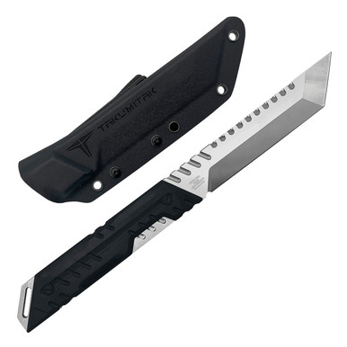 Shop TAKUMITAK Solution Silver D2 Tanto Blade G10 Handle Fixed Knife with Kydex Sheath (TKF216SL). Buy best Fixed Knives from gritrsports.com | Reviews and Shipping options available