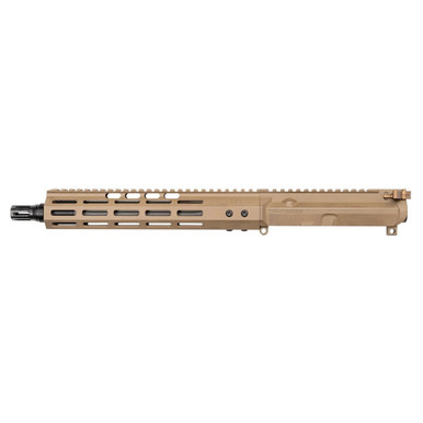 Shop NOVESKE Irregular Defense Chainsaw 5.56mm 11.5in FDE Cerakote Complete Upper (3002712). Buy best Upper Receiver Parts from gritrsports.com | Reviews and Shipping options available