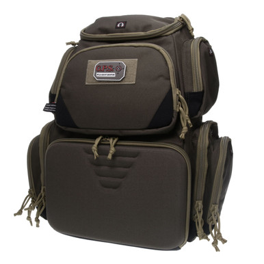 Shop G*OUTDOORS Sporting Clays Green/Khaki Backpack with Choke Tube Holder and Rain Cover (GPS-1611SC). Buy best Backpacks from gritrsports.com | Reviews and Shipping options available