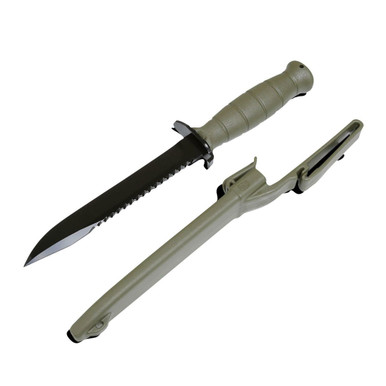 Shop GLOCK 6.5in Clip Point Battlefield Green Field Knife with Saw (KF039181). Buy best Fixed Knives from gritrsports.com | Reviews and Shipping options available