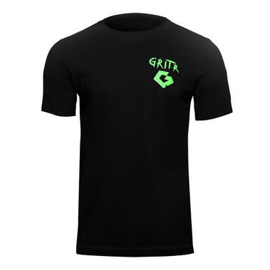 Shop GRITR Cotton Blend Crewneck Short Sleeve T-Shirt - Black, Night Vision. Buy best SS Shirts from gritrsports.com | Reviews and Shipping options available