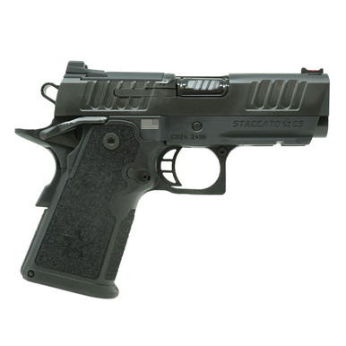 Shop STACCATO 2011 Staccato CS 9mm 3.5in Black DLC Barrel 2x 16rds Mags Curved Trigger OR Pistol (14-1601-000102). Buy best Pistols from gritrsports.com | Reviews and Shipping options available