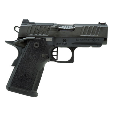 Shop STACCATO 2011 Staccato CS 9mm 3.5in Black DLC Barrel 2x 16rds Mags Flat Trigger OR Pistol (14-1601-000112). Buy best Pistols from gritrsports.com | Reviews and Shipping options available