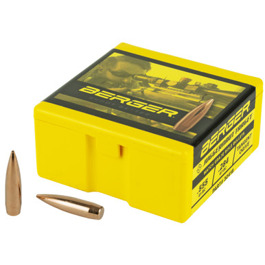 BERGER BULLETS Target Juggernaut  30 Caliber 185 Grain 308 Diameter Hollow Point Boat Tail 100Box Bullets 30418