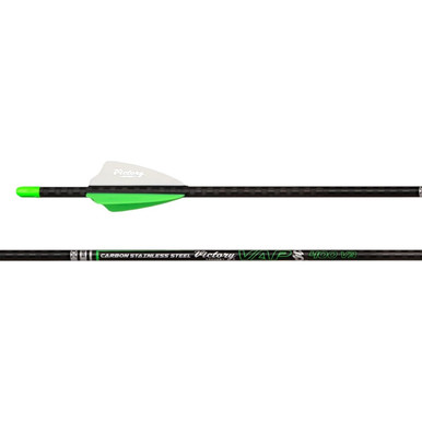 Shop VICTORY ARCHERY VAP SS Gamer 31in 400 6-pc Stainless Steel Fletched Arrows (VAPSSG-400FX-6). Buy best Arrows from gritrsports.com | Reviews and Shipping options available